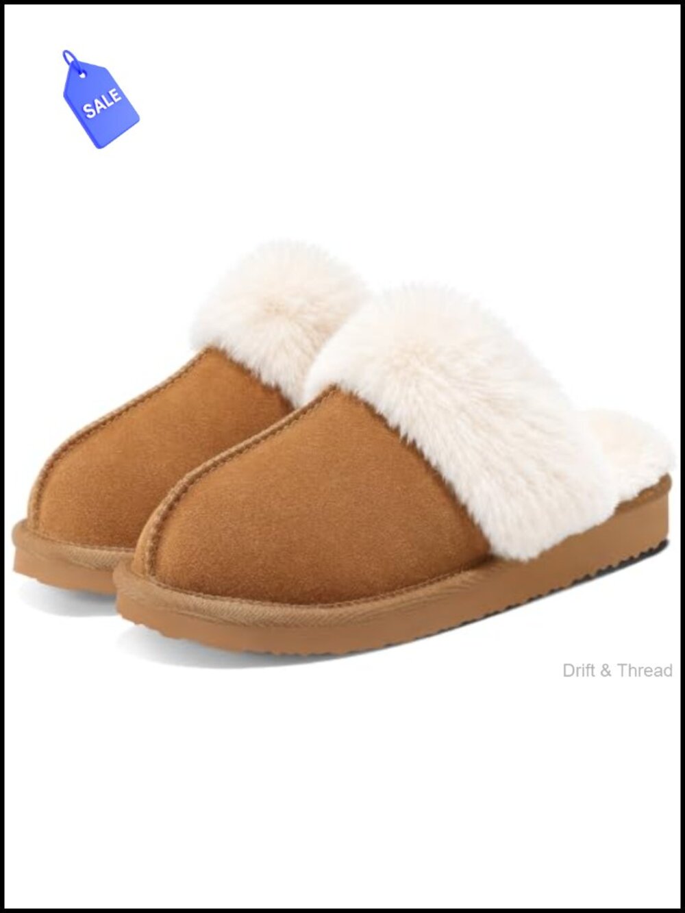 Fuzzy Memory Foam Slippers Women Faux Fur Lined Indoor House Shoes